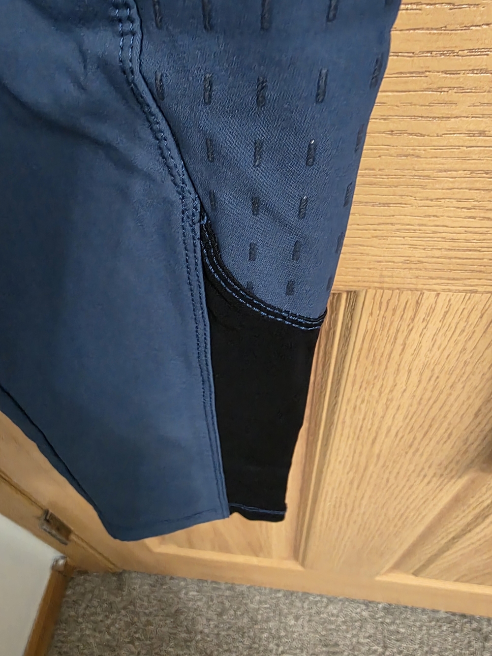 Baleaf Dark Navy Performance Riding Tights - Picture 3 of 5